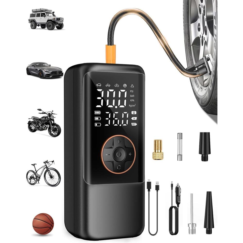 MAKELIFT Tire Inflator Portable Air Compressor